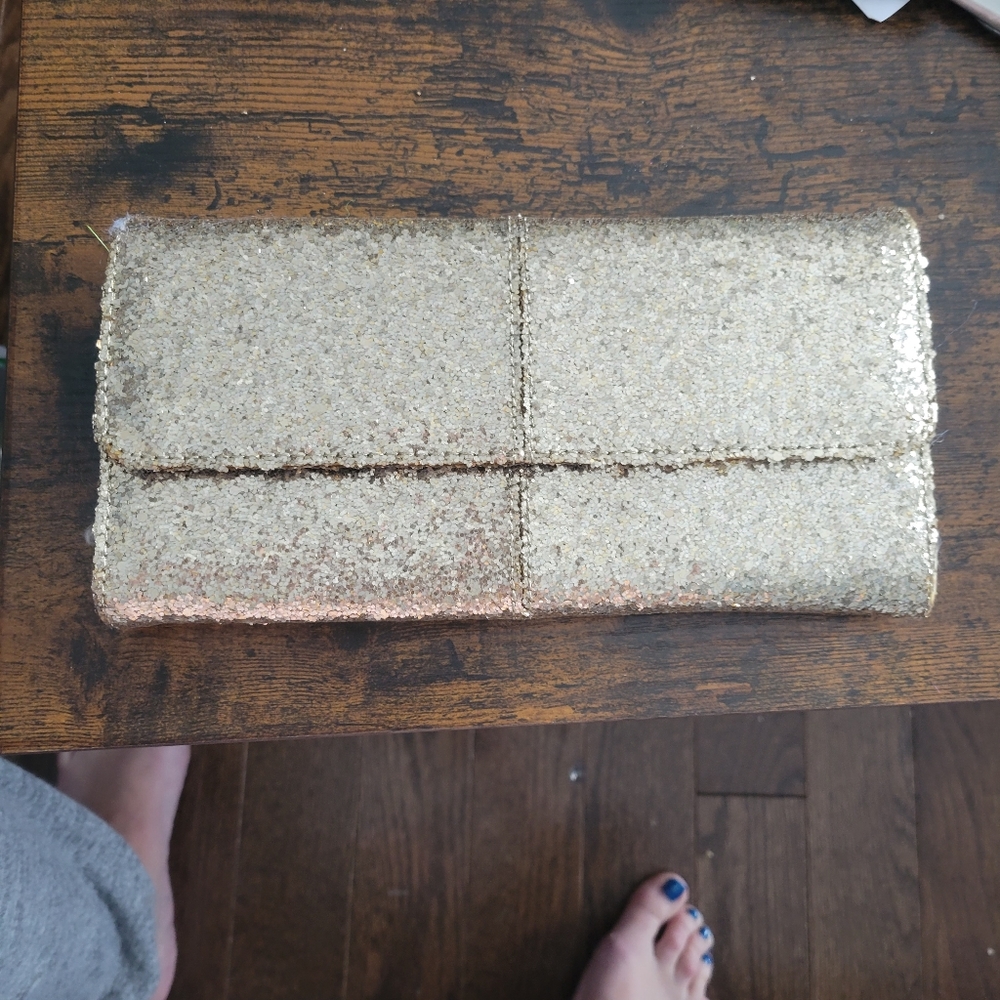 Gold Sparkly Clutch/Purse